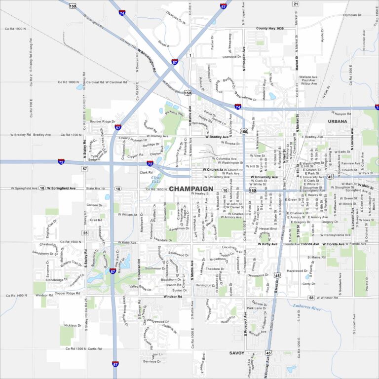 Decatur Il Subdivision Map Map of Decatur, Illinois - US Maps