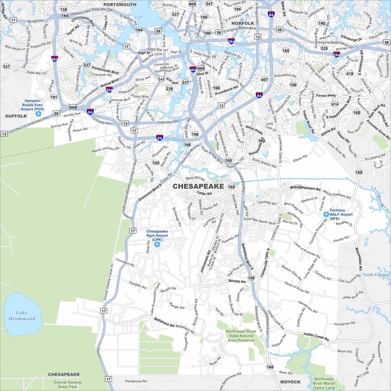 Map of Williamsburg, Virginia - US Maps