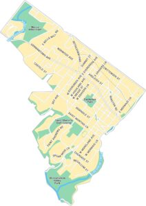 Chestnut Hill Map Philadelphia