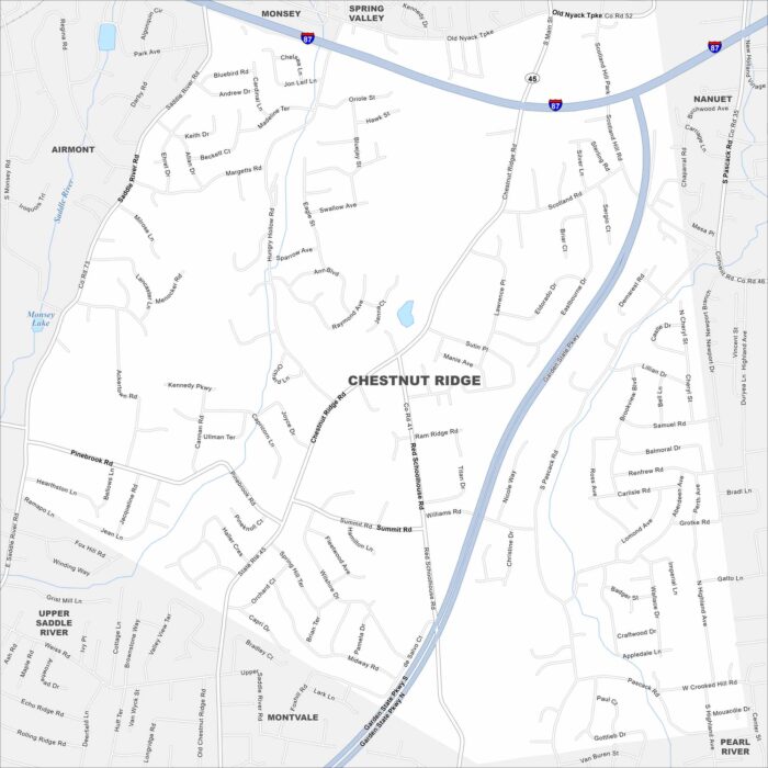 Chestnut Ridge Map New York