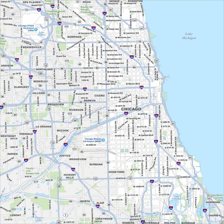 Map of Decatur, Illinois - US Maps