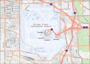 Chicago O'Hare International Airport Map