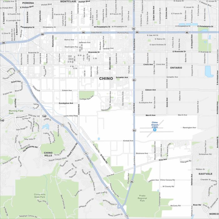 Chino Map California