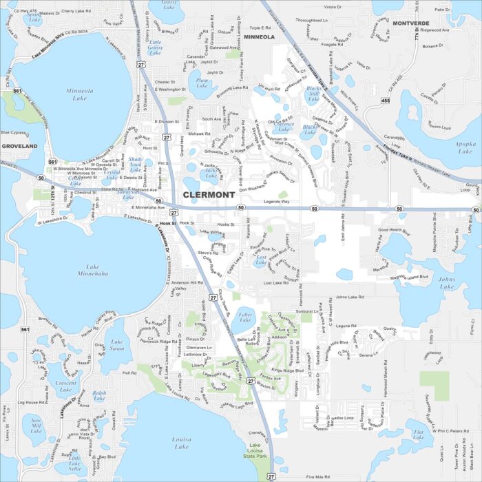 Clermont Map Florida