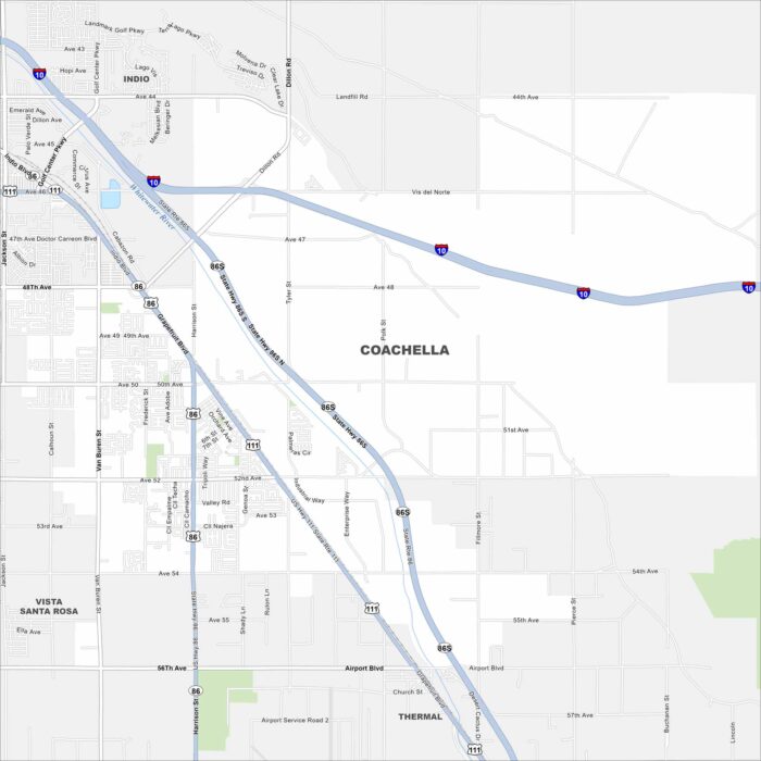 Coachella Map California