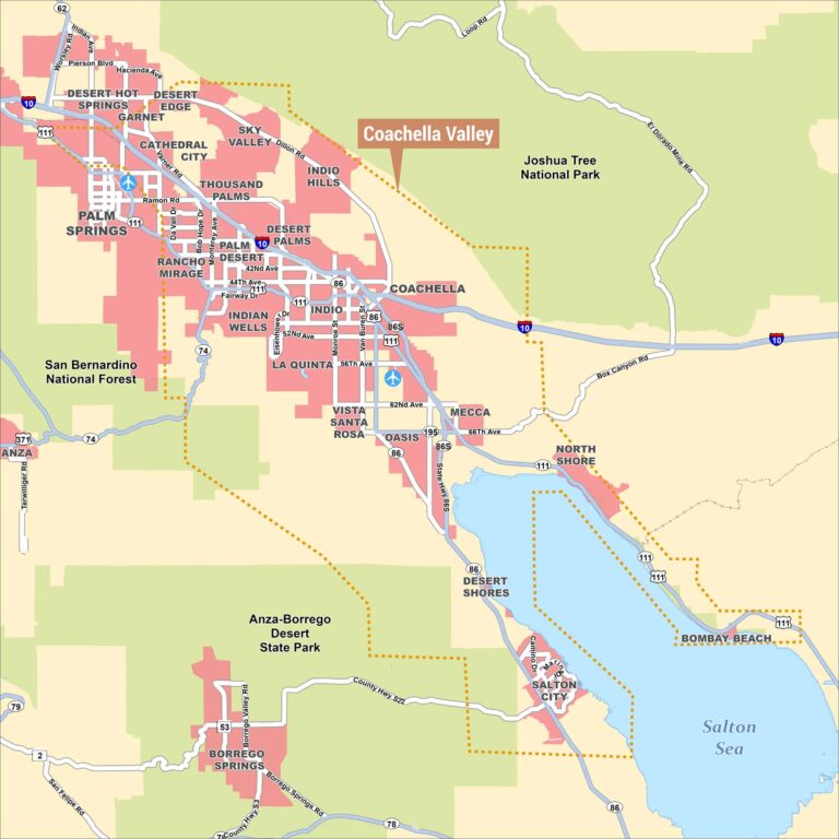 Coachella Valley Map