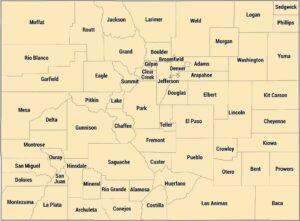 Colorado County Map