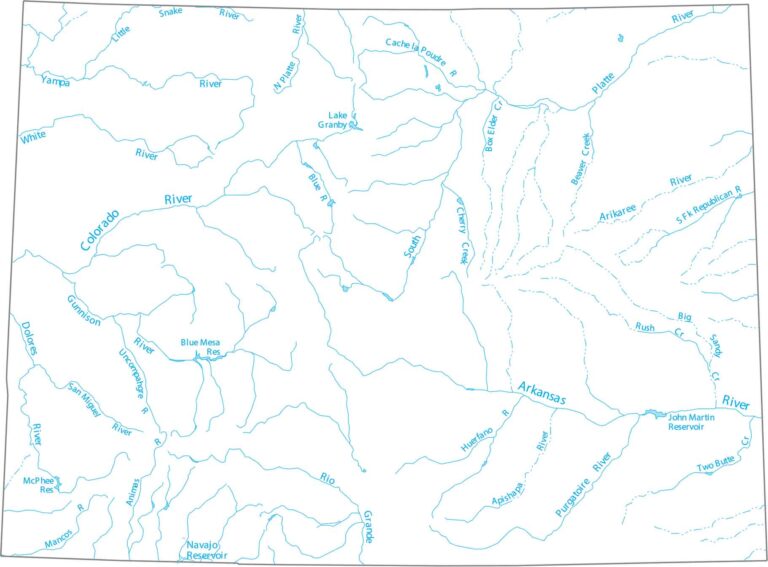 United States Lakes And Rivers Map US Maps United States Lakes And Rivers Map US Maps