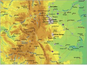 Colorado Physical Map