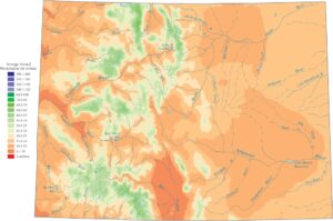 Colorado Precipitation Map