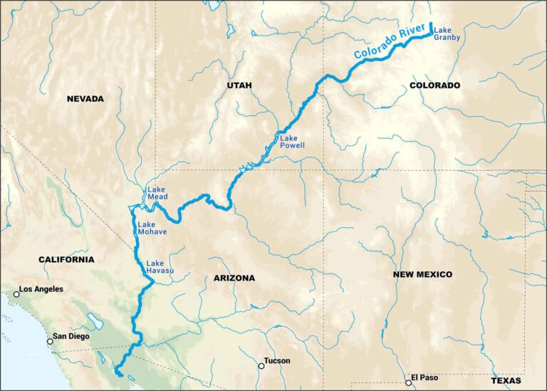 Colorado River Map