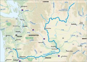 Columbia River Map