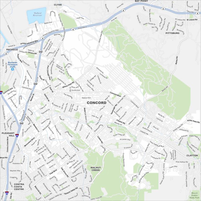 Concord Map California