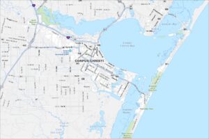 Corpus Christi Map Texas