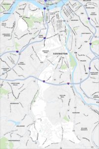Covington Map Kentucky