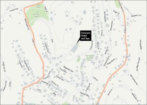 Crescent Hotel and Spa Map