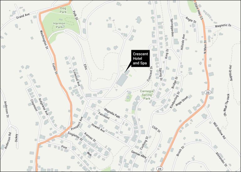 Crescent Hotel and Spa Map