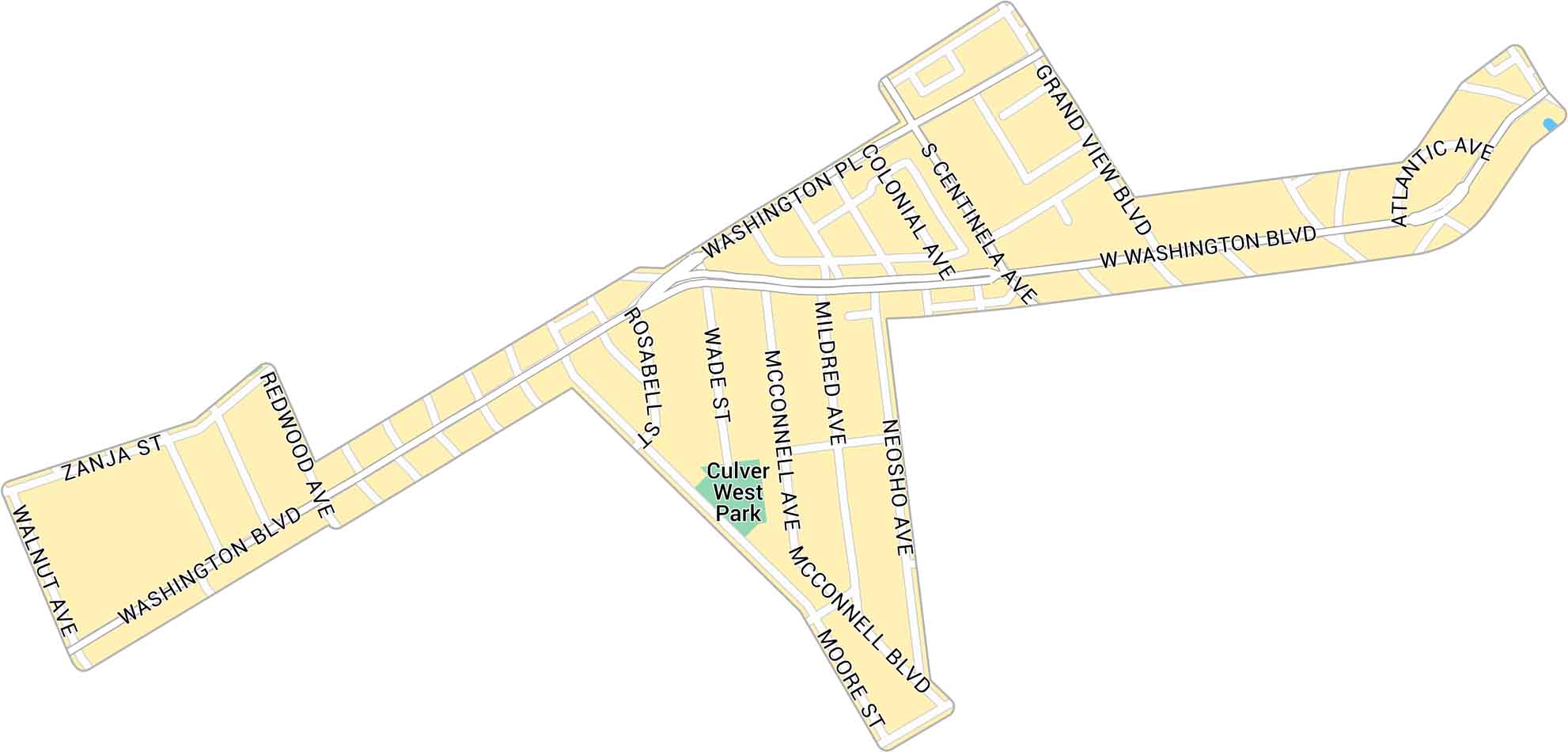 Culver West Map Culver City