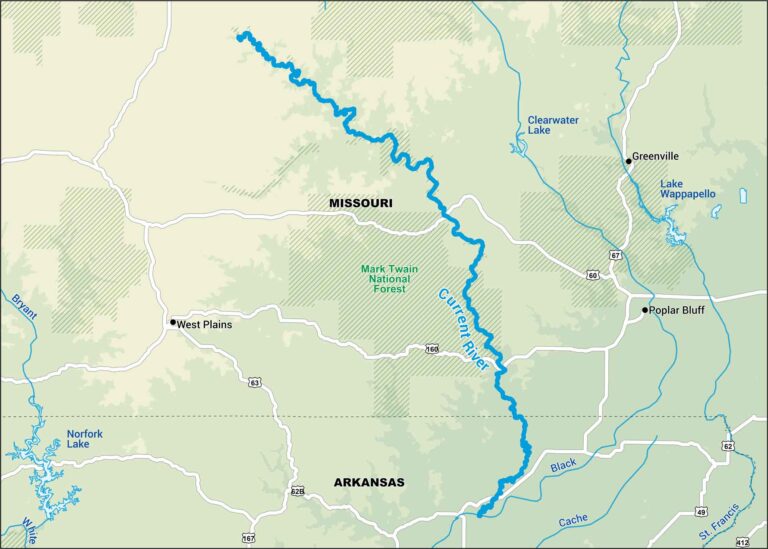 Current River Map