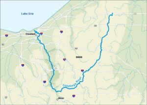 Cuyahoga River Map