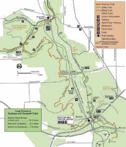 Cuyahoga Valley National-Park Station Road to Boston Map
