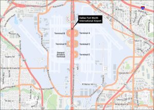 Dallas International Airport Map