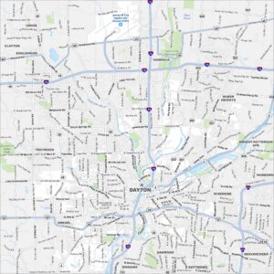 Dayton Map Ohio