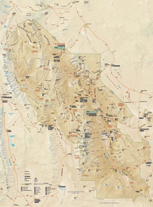Death Valley National Park Map