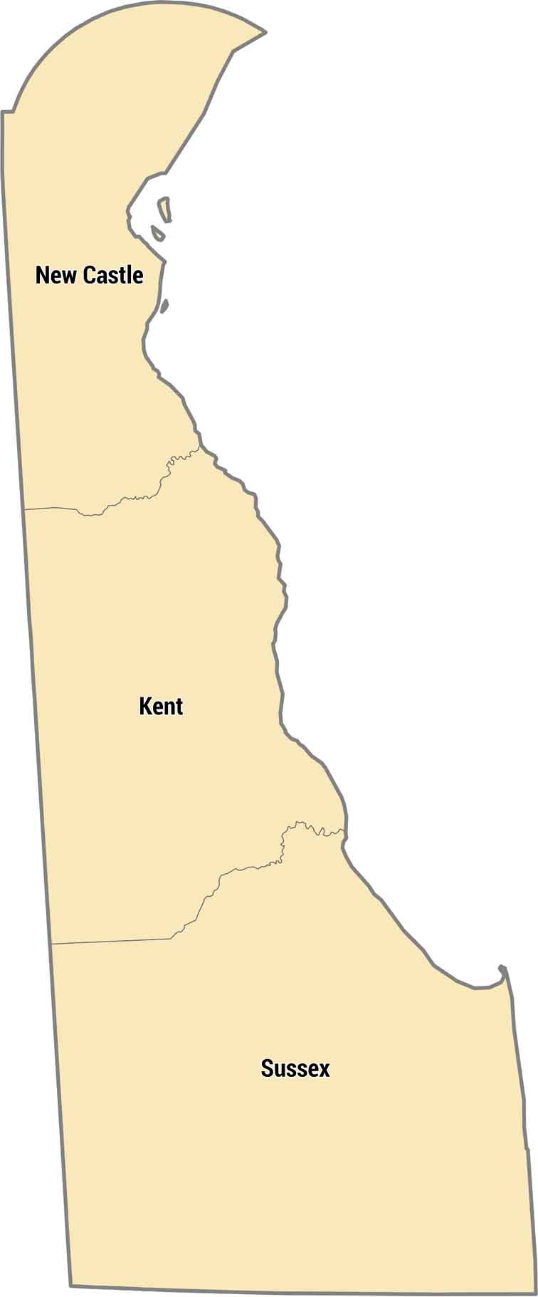 Delaware County Map
