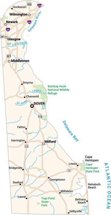 Delaware Map