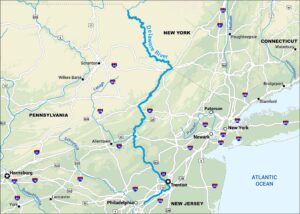 Delaware River Map