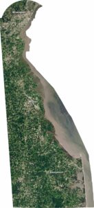Delaware Satellite Map