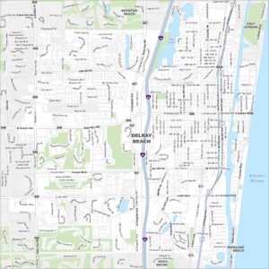Map of Delray Beach, Florida - US Maps