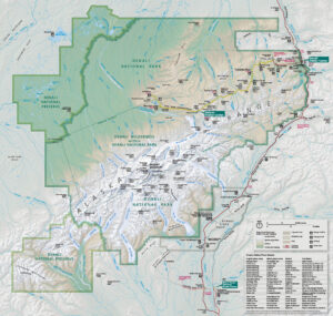 Denali National Park and Preserve Map