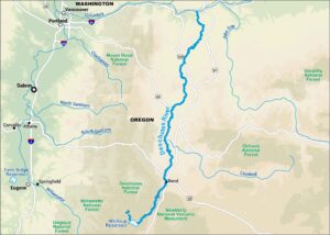Deschutes River Map