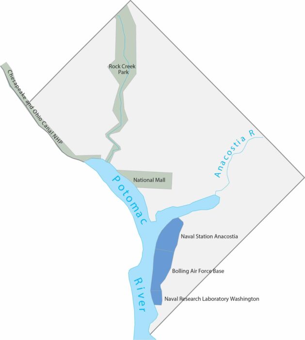 District of Columbia Map