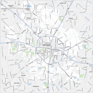 Dothan Map Alabama