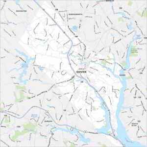 Dover Map New Hampshire