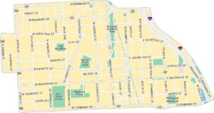 Downtown Baltimore Map