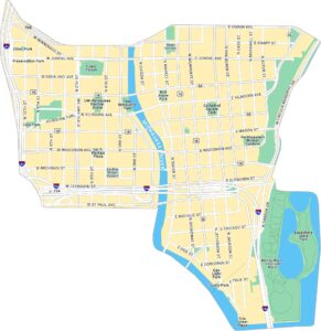 Downtown Milwaukee Map