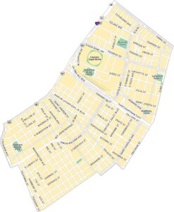 Downtown New Orleans Map