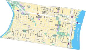 Downtown Philadelphia Map