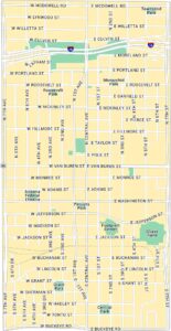 Downtown Phoenix Map