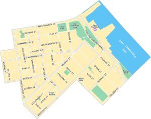 Downtown San Francisco Map
