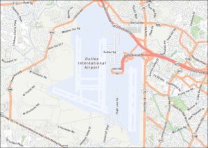 Dulles International Airport Map