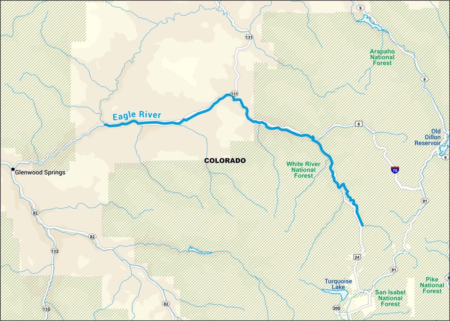 Eagle River Map - US Maps