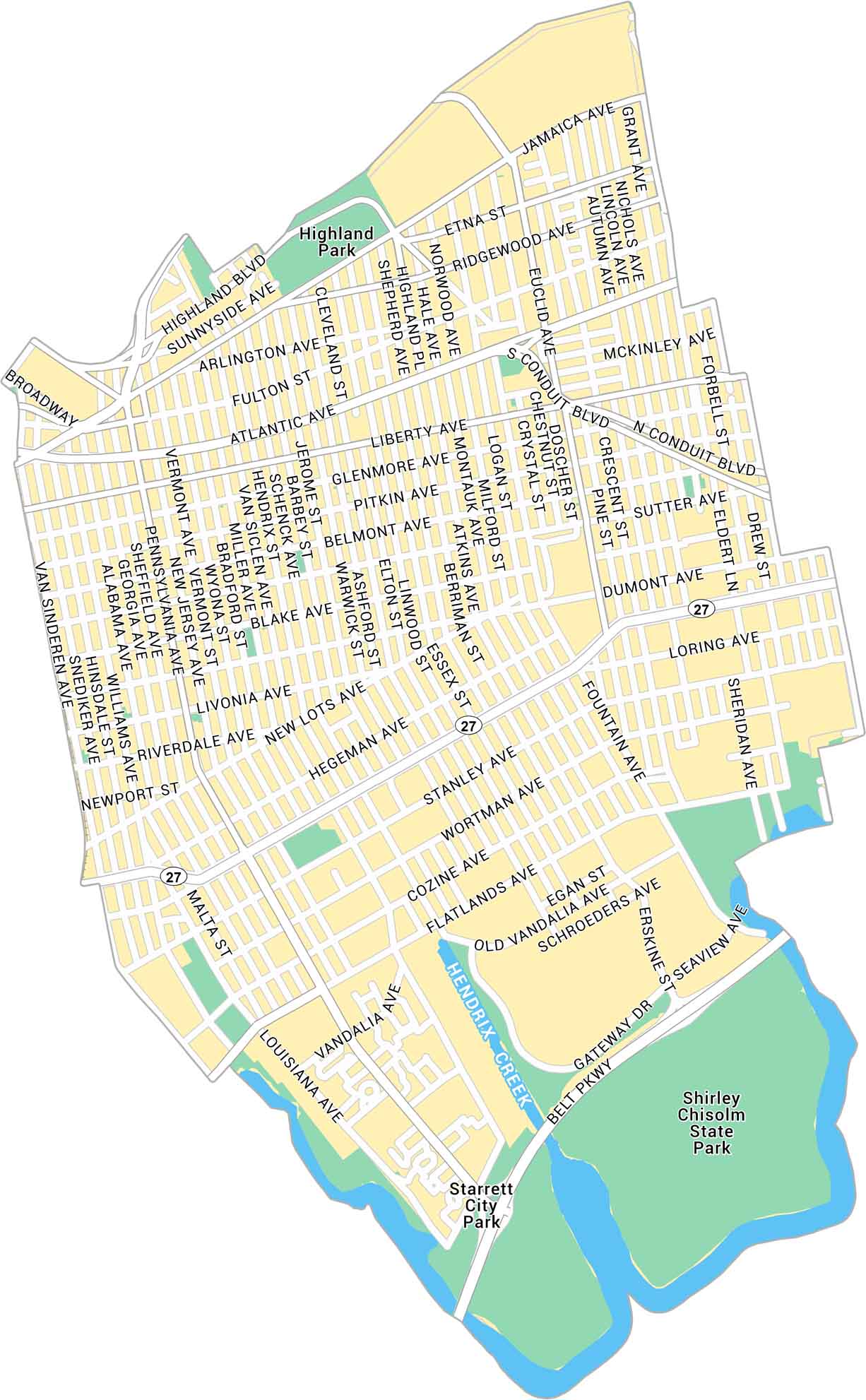 East New York Map