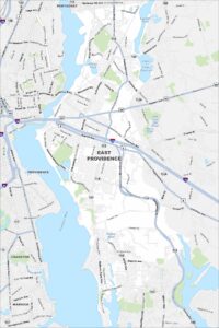 East Providence Map Rhode Island