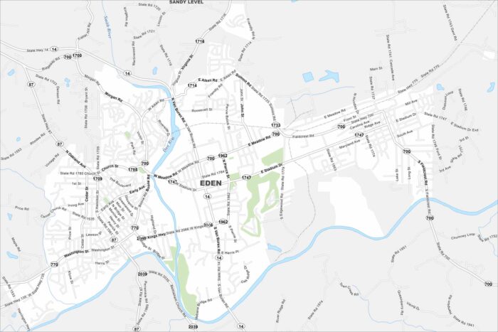 Eden Map North Carolina