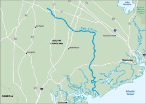 Edisto River Map